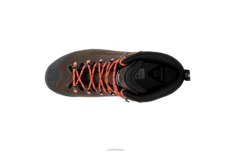 Zamberlan marrón oscuro/naranja hombres tormenta gtx 6L4T6145
