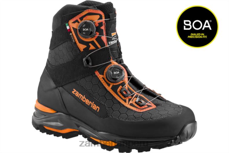 Zamberlan negro/naranja hombres rondane gtx rr boa wl 6L4T6155